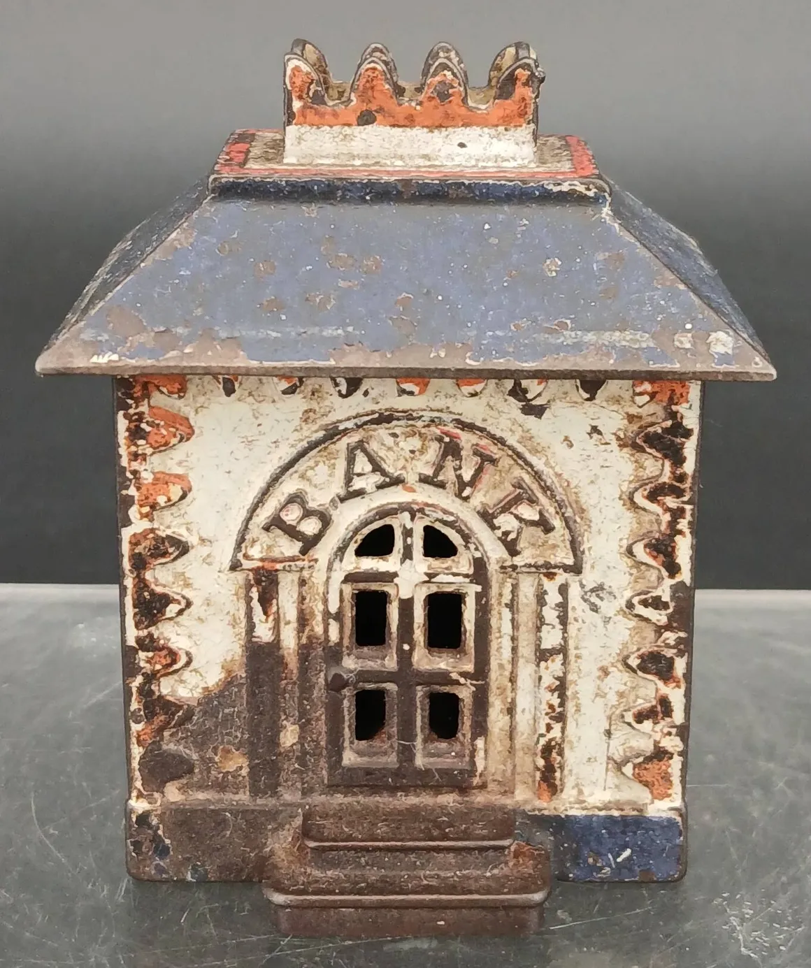 Small decorative bank replica